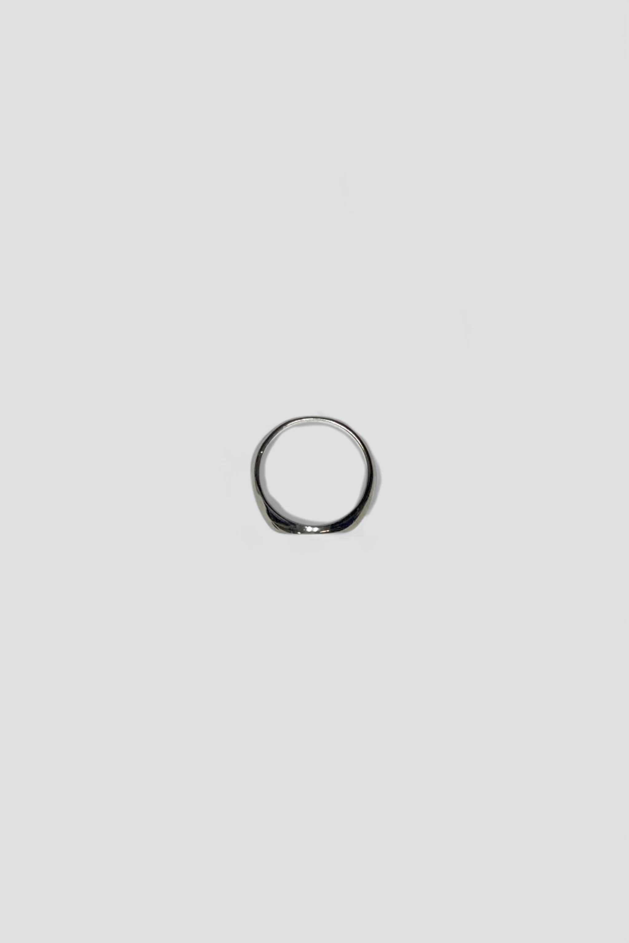 Sterling Silver Round Signet Ring - Image 3