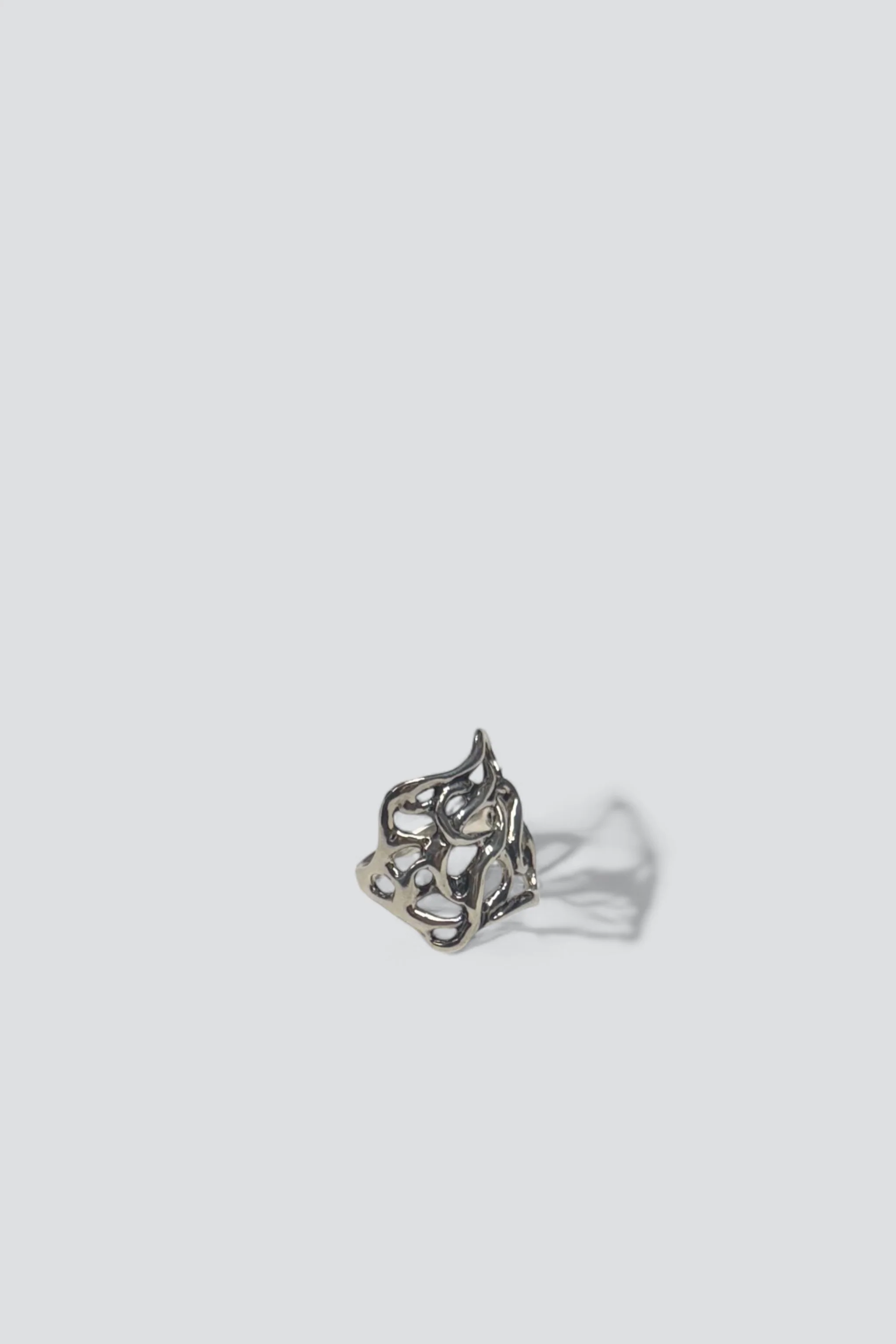 Sterling Silver Woven Cage Ring - Image 2