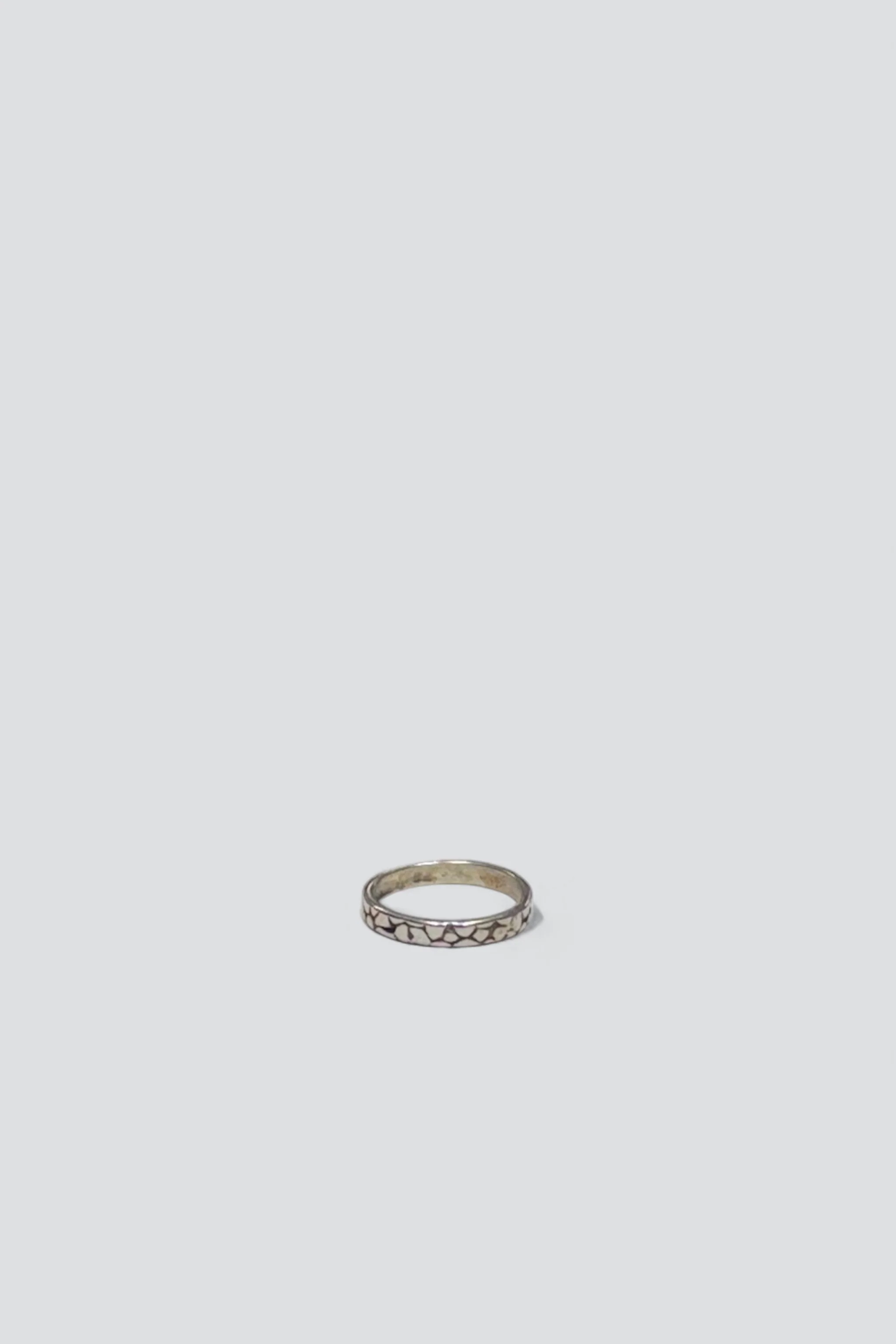 Sterling Silver Thin Texture Ring