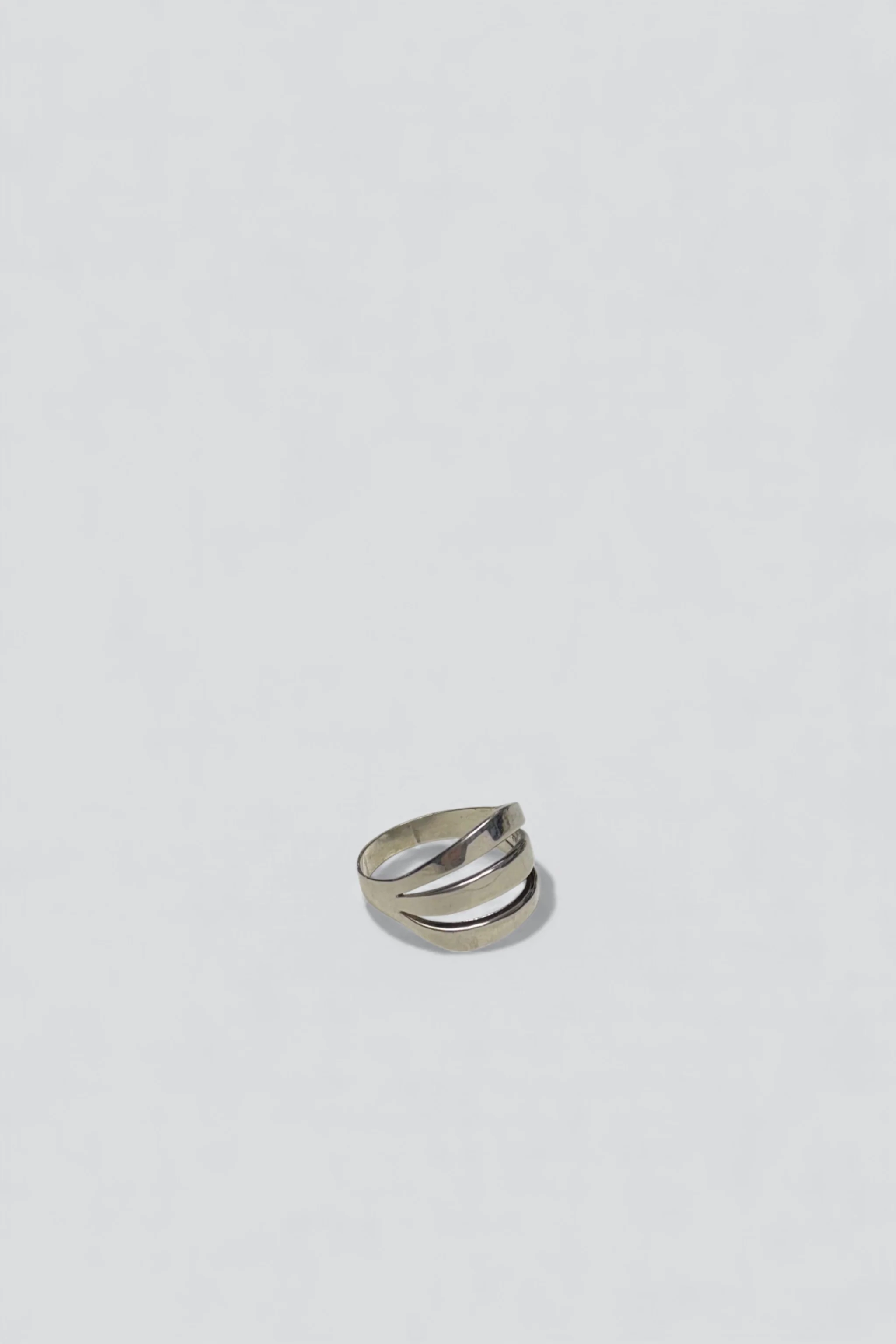 Sterling Silver Triple Split Ring - Image 2