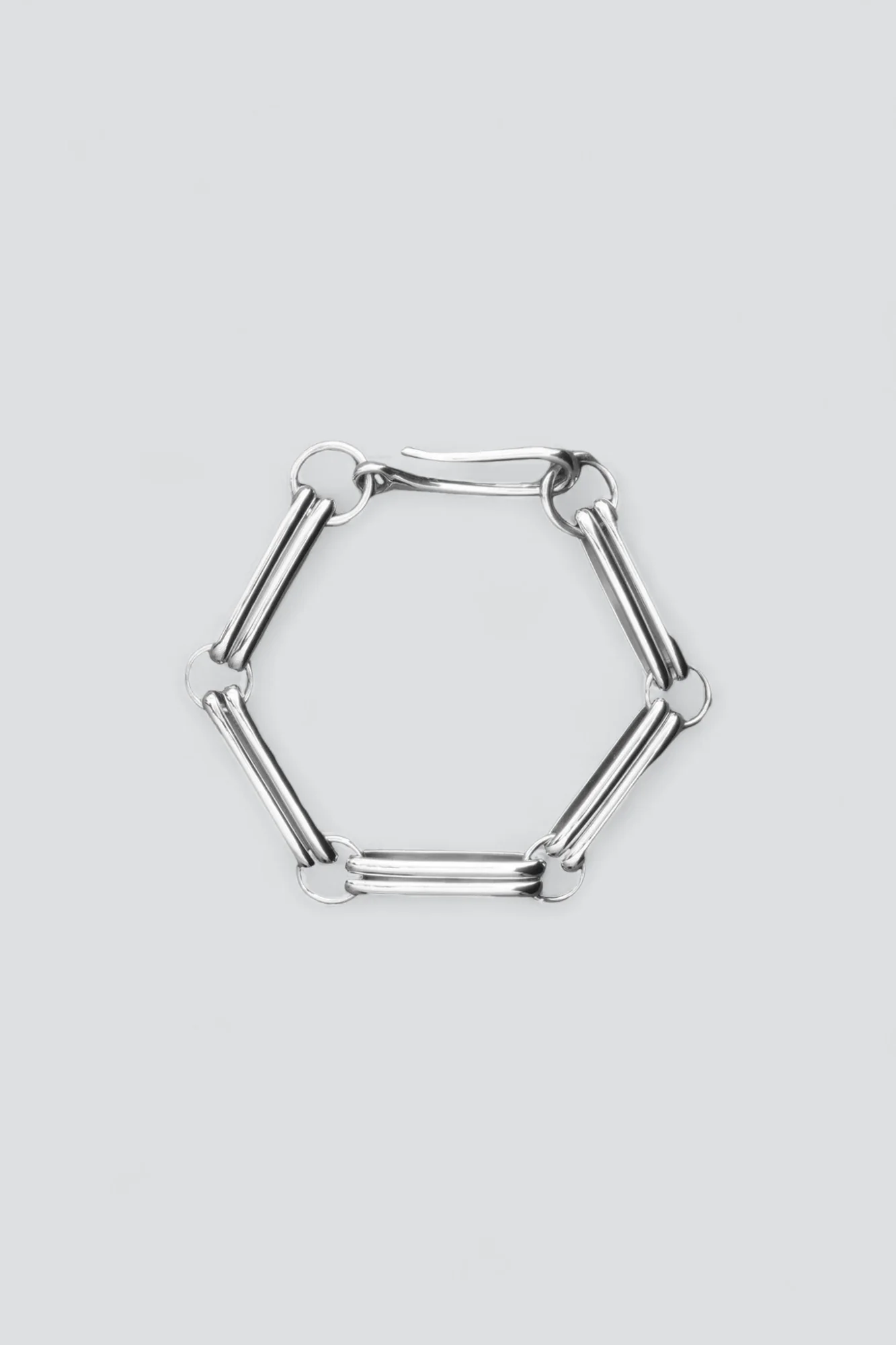 Sterling Silver Twin Link Bracelet