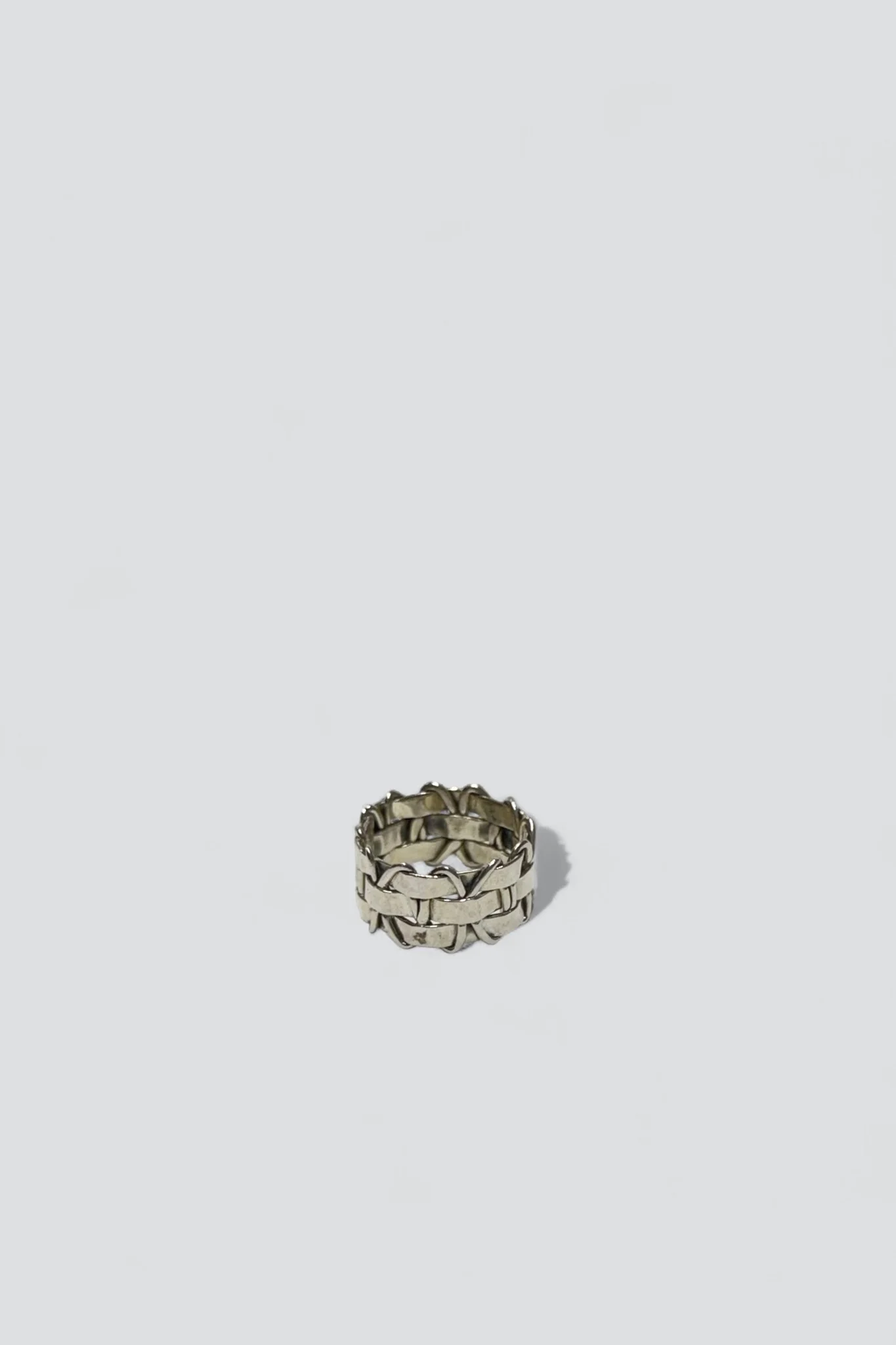 Sterling Silver Woven Ring