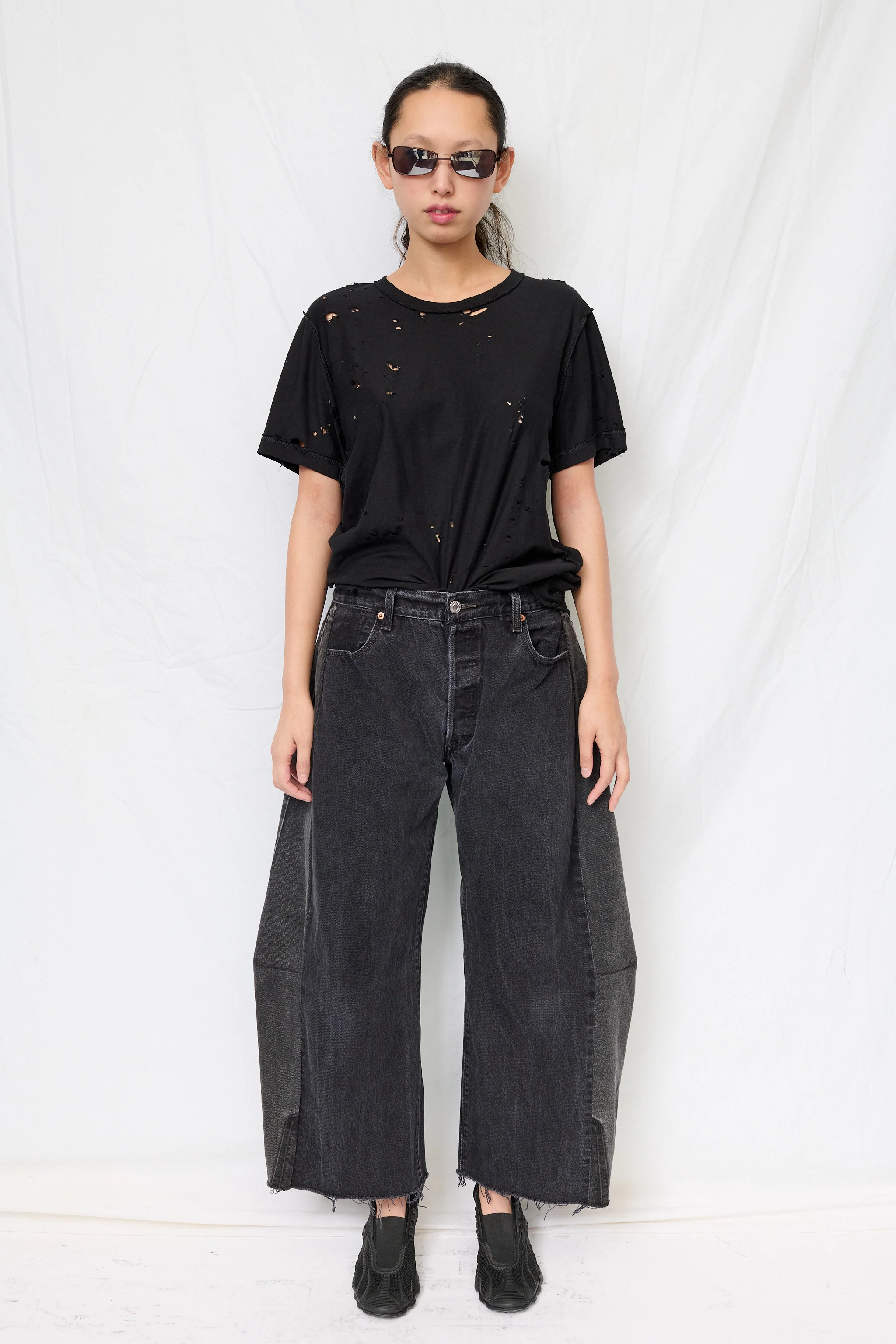 Vintage Black Reworked Lasso Jean - Image 3
