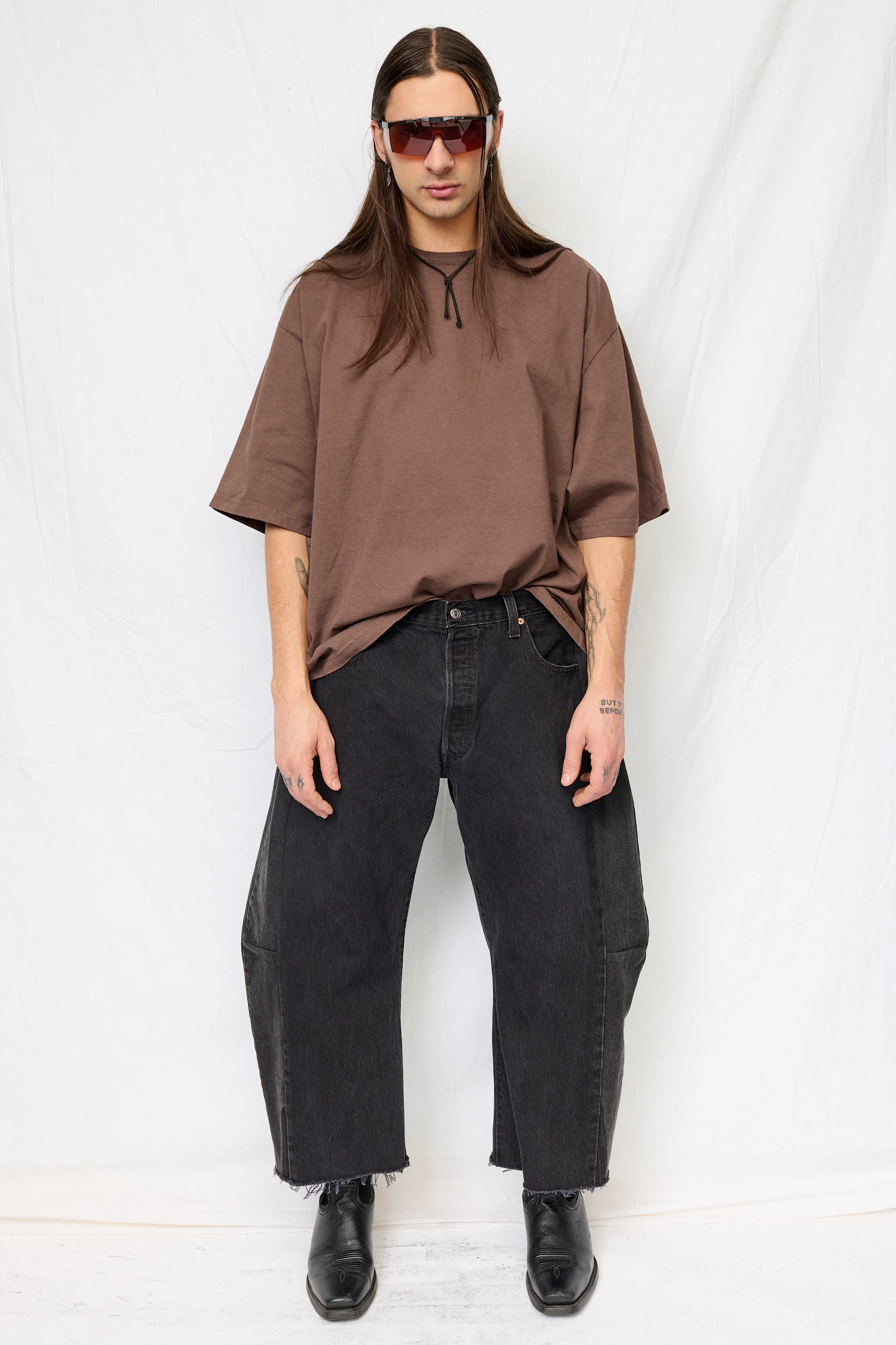 Vintage Black Reworked Lasso Jean - Image 4