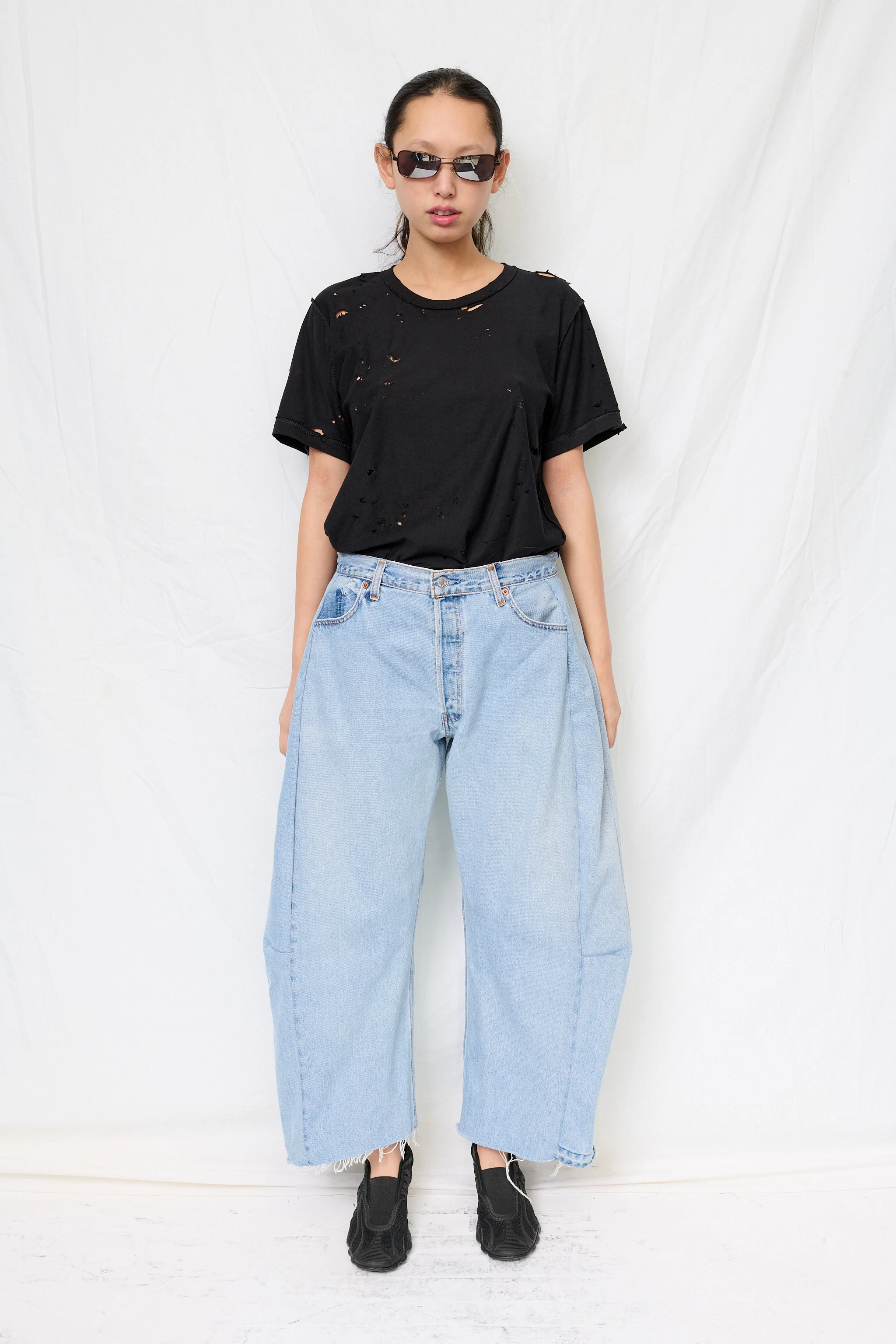 Vintage Indigo Mix Reworked Lasso Jean - Image 3