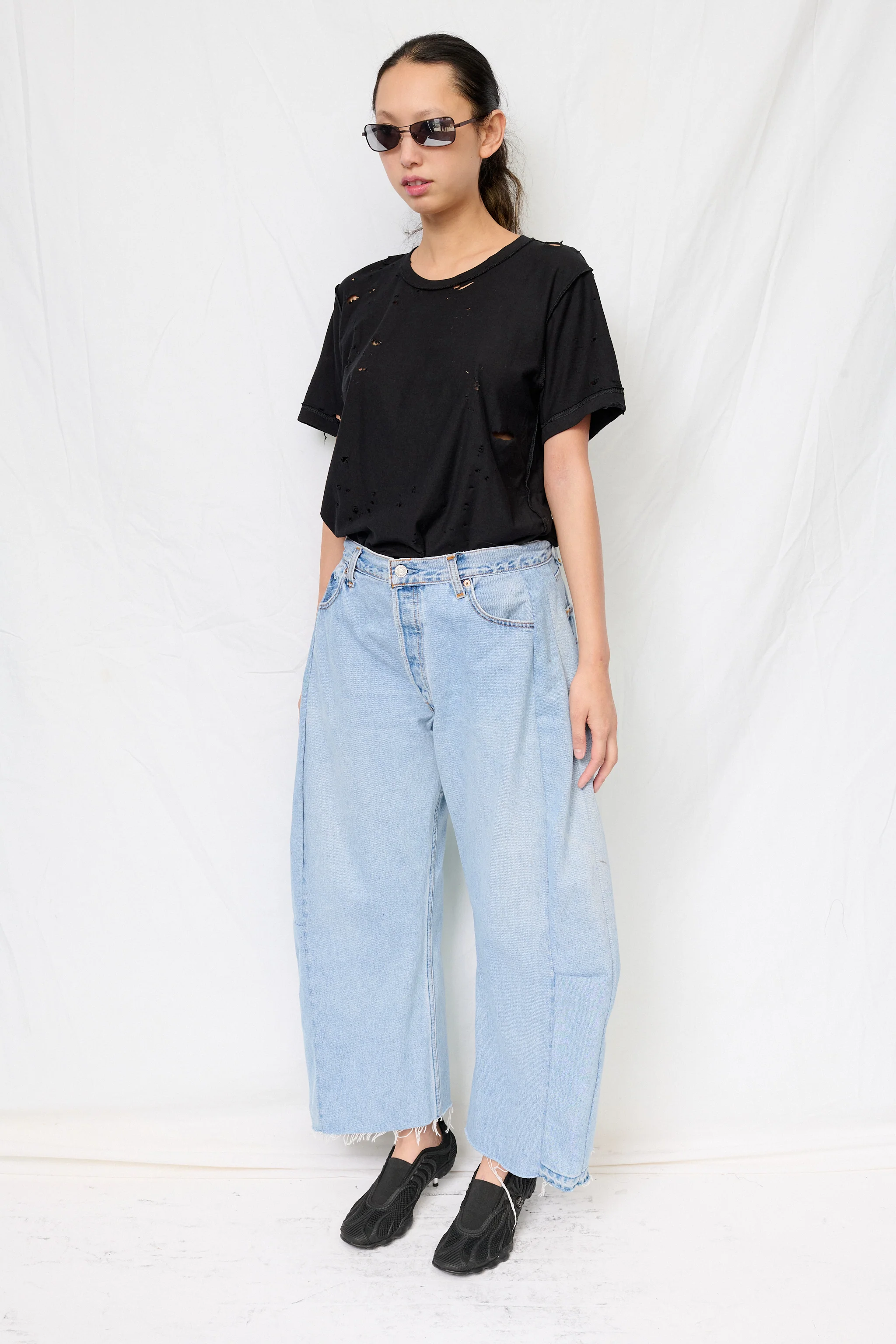 Vintage Indigo Mix Reworked Lasso Jean - Image 5