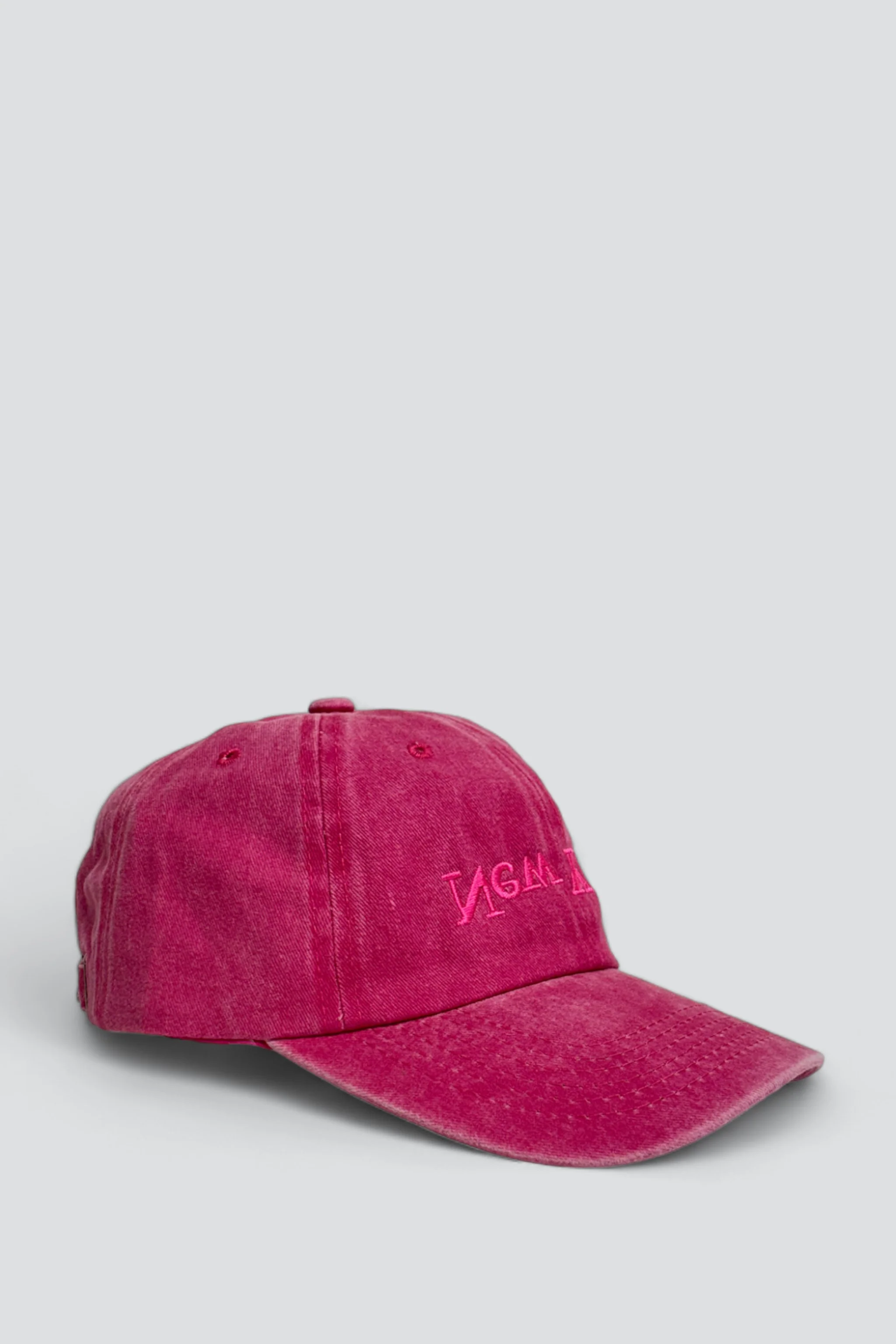 New York Embroidered Hat - Washed Pink - Image 2