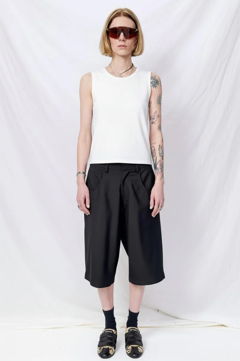 Washed White Phoenix Muscle Tee - Image 2