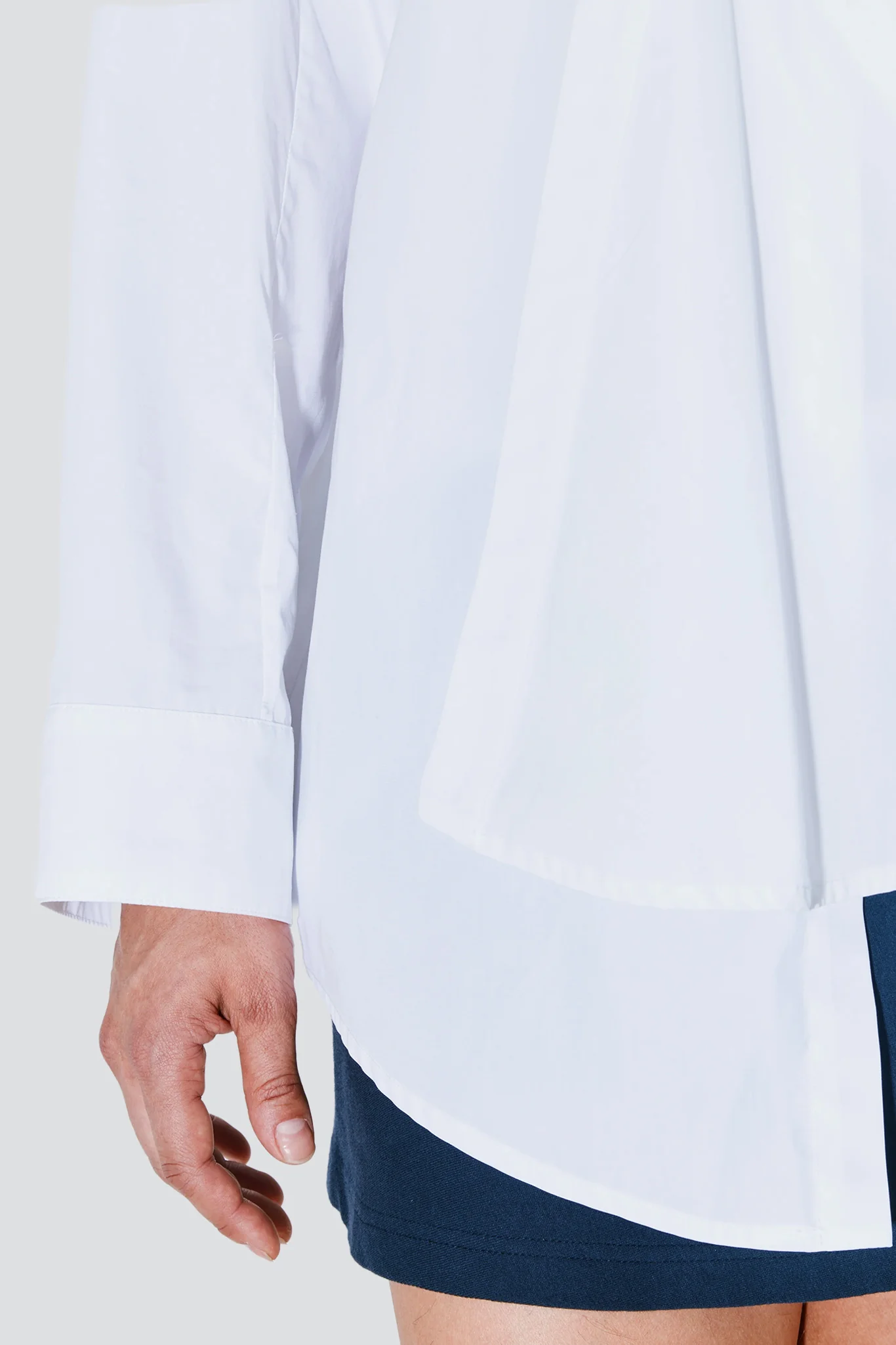 White Charles Badly Buttoned Shirt - Image 6