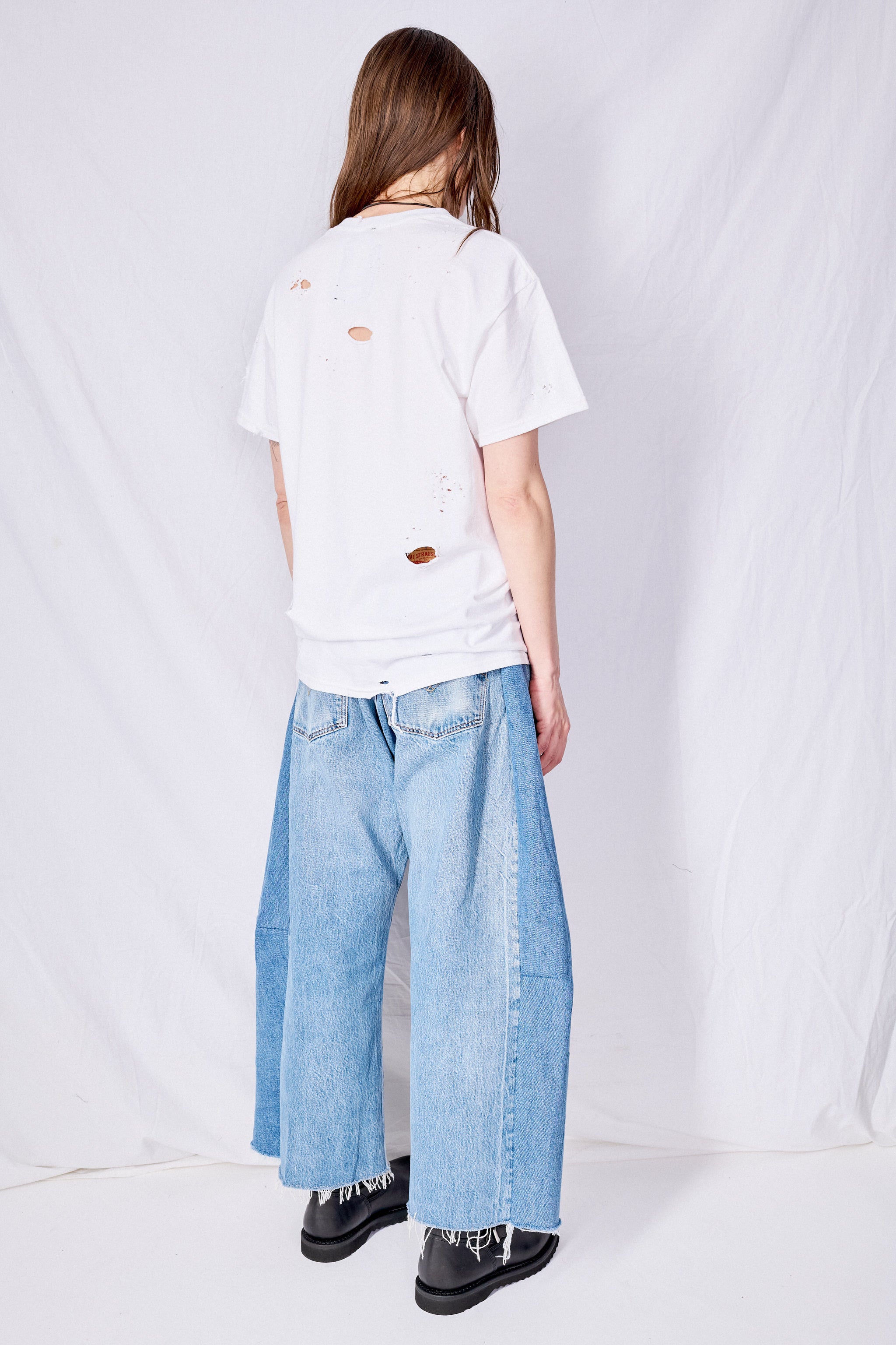 Distressed White T-Shirt - Image 5