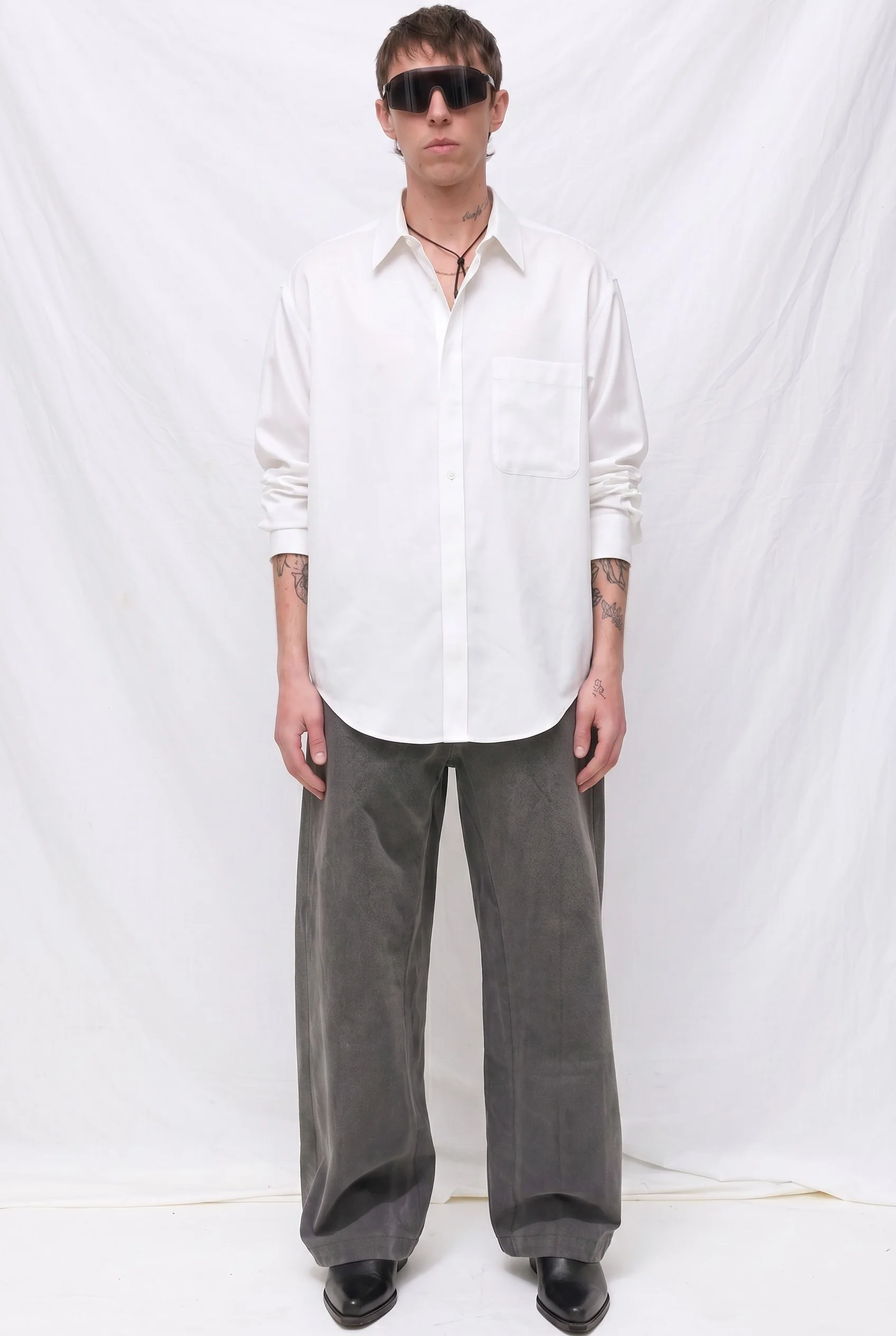 White Rayon Easy Shirt - Image 2