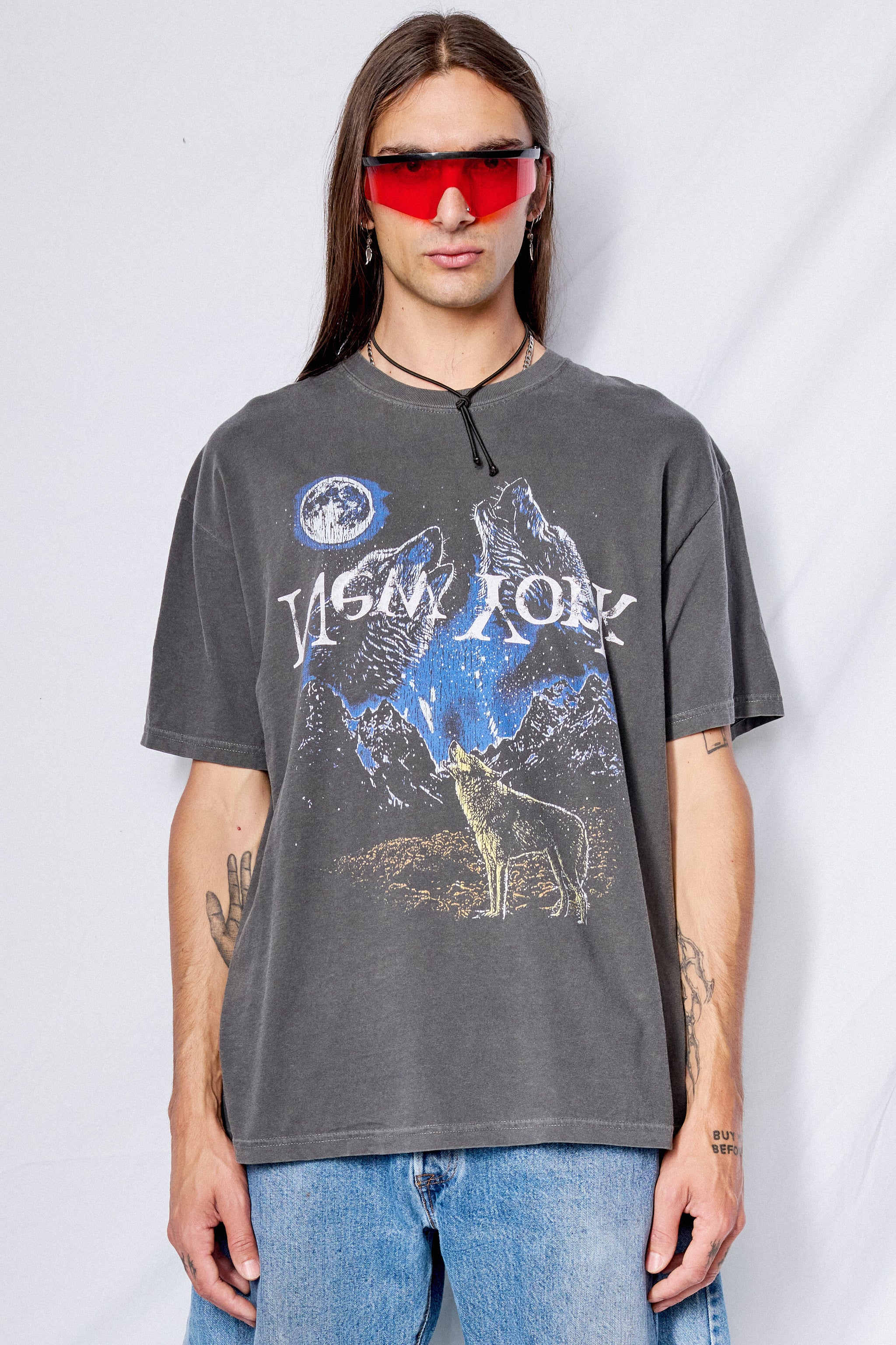 Wolf New York Logo Tee - Image 2