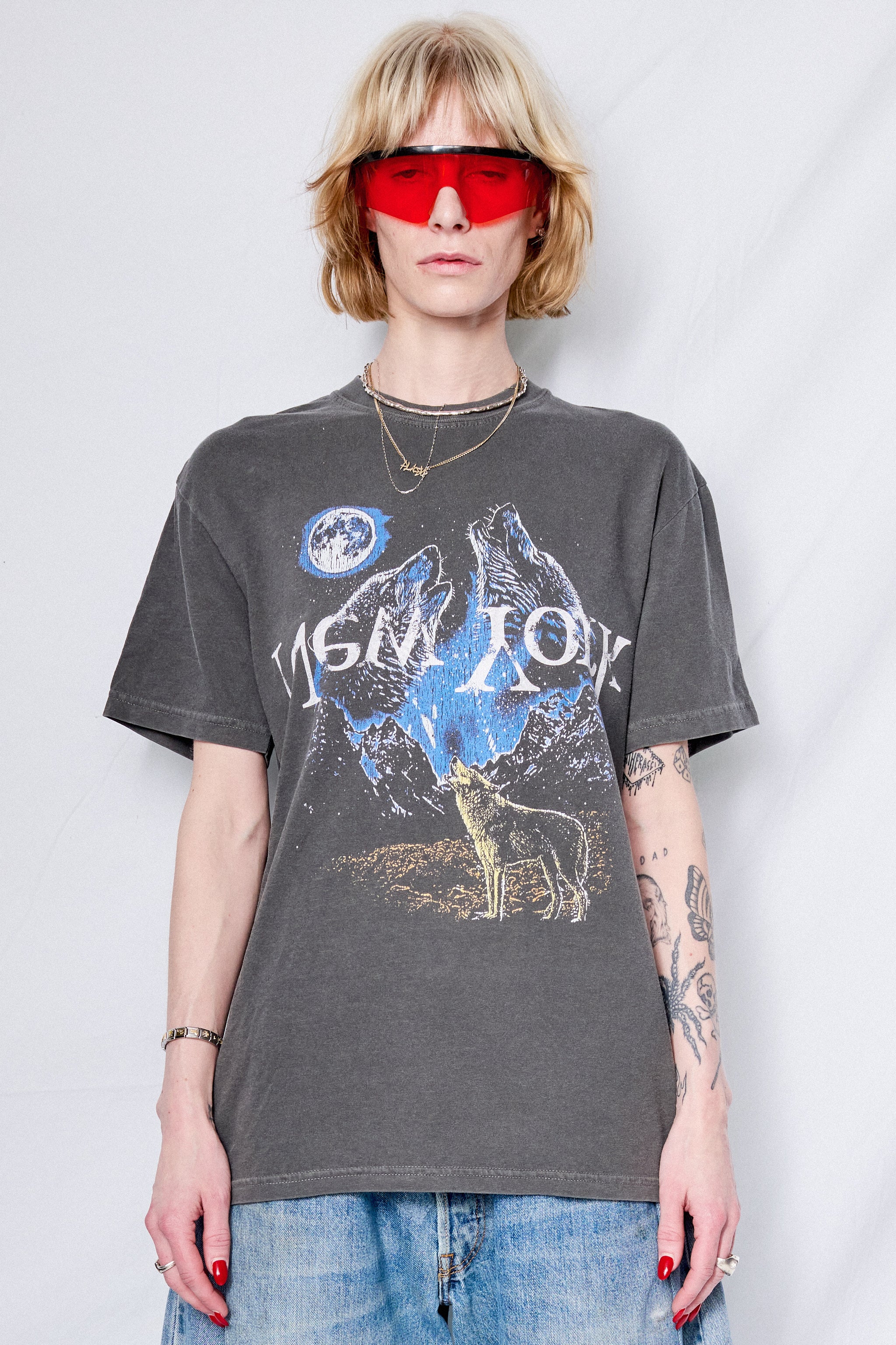 Wolf New York Logo Tee - Image 4